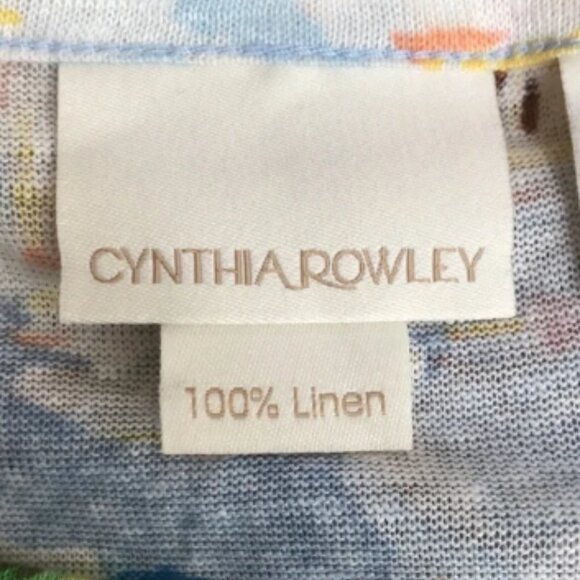 NEW Cynthia Rowley 100% Linen Top - Picture 4 of 7